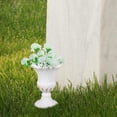 thumbnail image 4 of SHISUYAN 2Pcs Decorative Graveyard Flower Pot Urn Planter Iron Flower Vase Exquisite Memorial Vase, 4 of 8