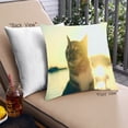 thumbnail image 1 of Ahgly Company Coussin d'Extérieur Cat Cats, 18 Pouces par 18 Pouces, 1 of 6