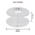 thumbnail image 5 of SINGER 12 Class 15J Bobbins in case - Transparent, 5 of 7