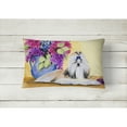 thumbnail image 2 of Caroline's Treasures SS8341PW1216 Shih Tzu Decorative   Canvas Fabric Pillow, 12H x16W, multicolor, 2 of 3