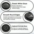 thumbnail image 4 of Onader Stoneware Dinnerware Sets, 12 Piece Plates and Bowls Set for 4, Serving Plates and Bowls Dish Sets, Microwave & Dishwasher Safe - Matte Black, 4 of 8