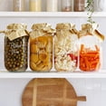 thumbnail image 4 of 1 gallon glass Storage Jars with Airtight Lids, Large glass Pickle Jars for Fermenting, clear glass canister for Flour, cookie, candy, Kombucha, Sun tea, 4 of 6
