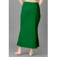 thumbnail image 3 of Trendmalls Lycra Spendex Saree Shapewear Petticoat for Women-P01-Green, 3 of 6