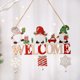 thumbnail image 2 of Adornos navideños de madera para pared, porche, letras colgantes, muñeco de nieve, manualidades decorativas creativas, 2 of 5