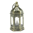 thumbnail image 2 of 5x Linterna de Vela Electrónica de Estilo Vintage Lámpara de Viento Linterna de Mesa Colgante Luz de Vela para El Hogar Interior Exterior Boda Decorac 5 piezas, 2 of 8