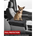 thumbnail image 5 of KBH Center Console Cover for Ford F250 F350 F450 F550 Super Duty 2023-2026, Black Leather Arm Rest Lid Box Covering Cushion Pad for Ford Accessories (Bucket Seat Only), 5 of 8