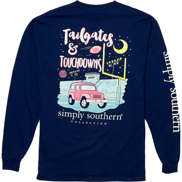 Simply Southern Simply Southern Women S Tailgate Long Sleeve T Shirt