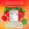 thumbnail image 3 of SweetGourmet Jelly Filled Gummy Turtles Candy, Two-Layer Strawberry Flavor Sweets, 4 Pounds, 3 of 9