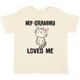 thumbnail image 3 of Inktastic Grammy Loves Me Girls Kitty Girls Toddler T-Shirt, 3 of 5