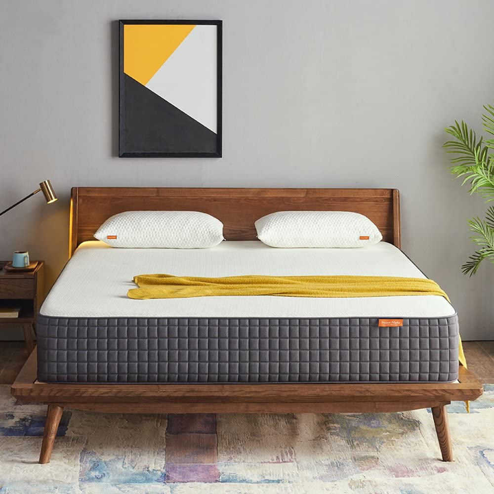Sweetnight Breeze 10 inch Gel Memory Foam Mattress in a ...