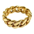 thumbnail image 3 of Fiudx Anillo Geométrico, Elegante Diseño de Cadena de Aleación, Accesorio Versátil, Perfecto para Cualquier Atuendo, para Uso Diario, Fiestas o Eventos, Ideal para Mujeres Modernas, Empaque Opp de Al, 3 of 6
