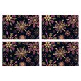 thumbnail image 2 of Manteles Individuales Navideños de 4 Piezas, 30X45 Cm, con Diseño de Copos de Nieve | Lino Multicolor | Aislamiento Térmico | Resistentes | Elegantes | Lavables a Máquina | Paquete de 4, 2 of 6