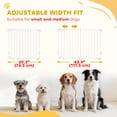 thumbnail image 4 of PawHut 29"-44" Wide Dog Gate, 29" H, Pet Gate with Auto-Close, 4 of 10