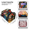 thumbnail image 3 of Parrot Double Layered Insulated Refrigerated Lunch Bag with Large Capacity - Hand Carry Meal Bag - 7.1x11.4x16.1 Inches, 3 of 6
