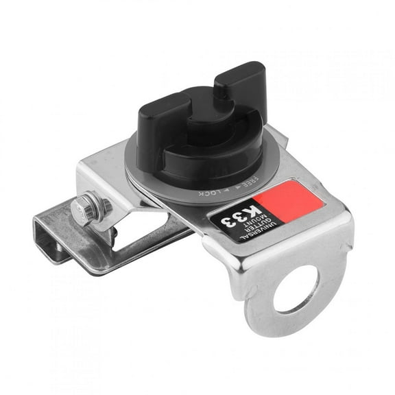 Zerodis Ham Antenna Mount, 180° Rotation Stainless Steel Ham Antenna Mount Full Antenna Brackets