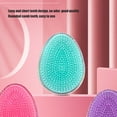 thumbnail image 6 of 2pcs Egg Round Shape Comb Cute Wet and Dry Use Portable Massage Detangling Brush for Beauty Salon and Home, 6 of 8