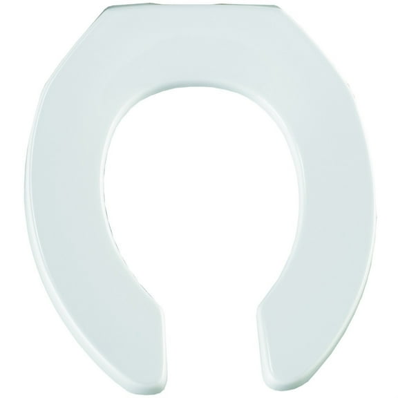 Bemis Commercial Heavy-Duty Plastic Toilet Seat White