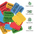 thumbnail image 4 of L LIKED 4000 Pairs Double Raffle Tickets - 4 Assorted Colors (Blue, Yellow, Red, Green), 1000 Tickets per Roll for Events, Fundraisers & Parties, 4 of 6
