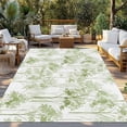thumbnail image 2 of Watercolor Forest Sage Green Outdoor Rug for Patio/Deck/Porch, Non-Slip Large Area Rug 5 x 7 Ft, Abstract Art Modern Trees Indoor Outdoor Rugs Washable Area Rugs, Reversible Camping Rug Carpet Runner, 2 of 8