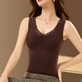 thumbnail image 4 of Fewfanhot Womens Cotton Thermal Fleece Lined Underwear Tops Cami Tank Top Warm Base Layer Vest for Winter & Spring, 4 of 6