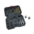 thumbnail image 2 of Juego de extractor de tornillos y tuercas de 48 piezas con estuche, práctico removedor de tornillos rotos para reparación profesional de daños, 2 of 9