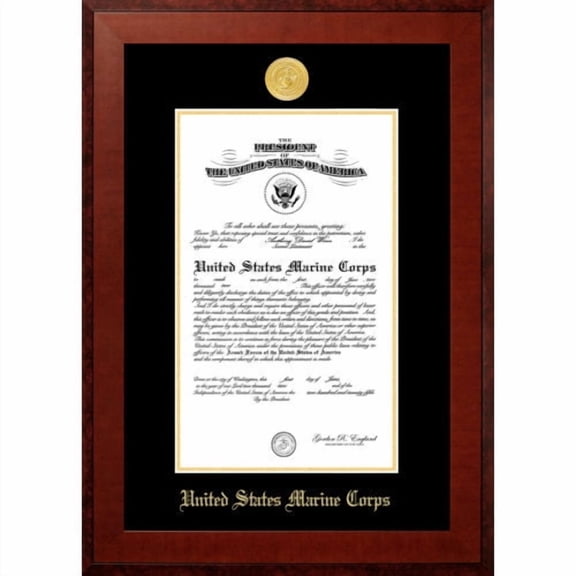 Patriot Frames Marine Certificate Honor Picture Frame