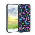 thumbnail image 1 of plus-Retro-Neon-Mushroom-2-3 Phone Case, Degined for iPhone SE 2020 Case Men Women, Flexible Silicone Shockproof Case for iPhone SE 2020, 1 of 1