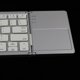 thumbnail image 5 of Teclado Bluetooth plegable Hugo inalámbrico Recargable Móvil Inteligente Duradero plata, 5 of 9
