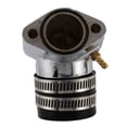 thumbnail image 1 of Engine Carburetor Aluminum Alloy Angled Adapter Inlet Intake Carb Manifold for GY6 150Cc Scooter Go Kart,1 * Carburetor Intake Manifold,Silver, 1 of 5