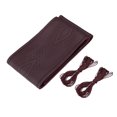 thumbnail image 1 of Funda Universal para Volante de Coche con Aguja e Hilo, 38 cm de diámetro, cómoda Piel sintética, Color Rojo Vino, 1 of 8