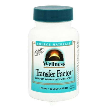 Source Naturals - Wellness Transfer Factor, 125 mg, 60 Veggie Caps, Pack of (Best Two Factor Authentication App)