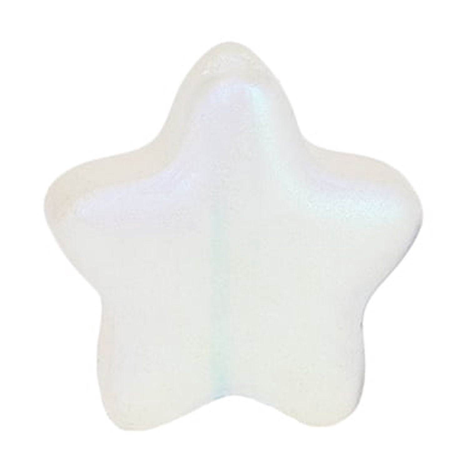 Cousin DIY 8mm Frosted Opalescent AB Star Glass Bead Strand, 7.5-inch, 25 Pieces