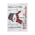 thumbnail image 2 of BZSMCE Square Tablecloth Snowman Playing Snow Pattern Tableclothes, 2 of 9