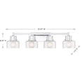 thumbnail image 6 of Dover 4-Light Bathroom Vanity Light in Chrome, 6 of 6