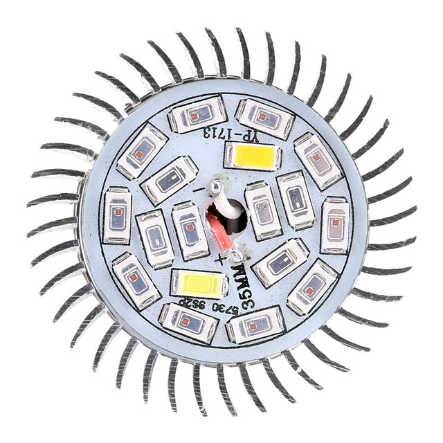 Luz de crecimiento LED de espectro completo, lámpara de crecimiento de bombilla LED de espectro completo 85-265V 18W Funcionalidad inteligente Jadeshay A