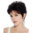 thumbnail image 5 of Peluca con microrollos de pelo corto y rizado de color marrón para mujer, estilo europeo y americano, con parte superior entera y tocado, 5 of 5