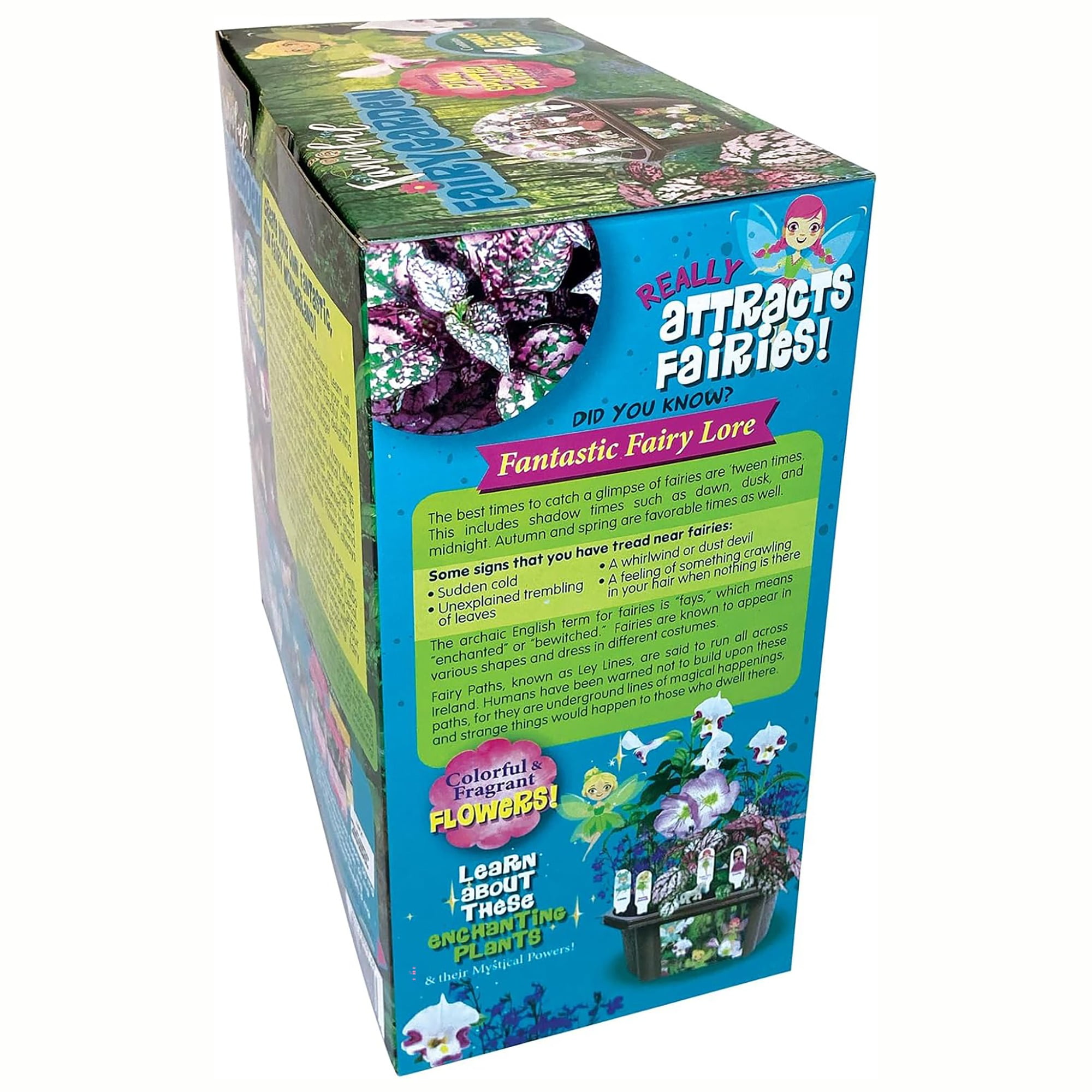 Toys By Nature: Fanciful Fairy Garden - DIY Biosphere Terrarium Kit, Grow & Decorate An Enchanting Plant Knoll, Stones & Unicorn Figure, Adult-Kids 4+