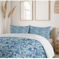 thumbnail image 6 of Ambesonne Floral Duvet Cover Set, Middle Eastern Nature, 2-Calking, Blue Navy and Green, 6 of 7