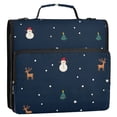 thumbnail image 5 of FORMRS Zipper Binder with Shoulder Strap 2-inch Ring 500 Sheet Capacity File Bag, Christmas Whimsy, 5 of 5