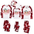thumbnail image 5 of Pijamas de Navidad Pijamas de Año Nuevo Estampado de Papá Noel Papá Noel Mamá Niño Bebé Traje de Feliz Navidad Traje Ropa a juego para la familia, 5 of 5