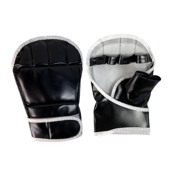 Guantes de boxeo de 2 piezas Guantes de boxeo de 2 piezas Guantes de protección transpirable Guantes de perforación para guantes para muay thai mma ka