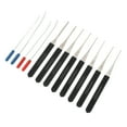 thumbnail image 1 of K Extractors Pick, Spring Steel ABS Broken Key Extractor Durable High Accuracy 0.2-0.4mm  For Repair, 1 of 8