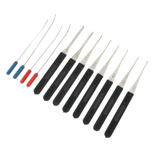 K Extractors Pick, Spring Steel ABS Broken Key Extractor Durable High Accuracy 0.2-0.4mm For Repair