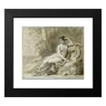 thumbnail image 2 of Pierre-Paul Prud'hon 23x20 Black Modern Framed Museum Art Print Titled - Study for a Portrait of Empress Josephine (1805), 2 of 5