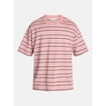 thumbnail image 5 of No Boundaries Stripe Pattern Tee with Short Sleeves, Men's XS-4XLT, 5 of 5