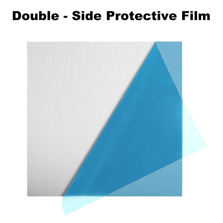 6061-T6 Aluminum Sheet 6x6x0.236 Inch 2 Pack Flat Panel - Walmart.com