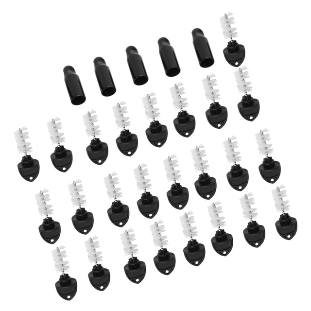 Beer Faucet Brush, Durable Home Brew Accessories, ABS Plastic+Rubber 25PCS For Bar Home Beer Production Home Brew Accessories
