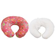 Boppy - Bare Naked Nursing Pillow w/Slipcover & Protective Cover Bundle, Wildflowers