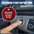 thumbnail image 3 of Cubierta del botón de inicio y parada del motor Unique Bargains 1PC para el interruptor de arranque de Ford F-150 2016-2019 Color Rojo, 3 of 7