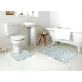thumbnail image 4 of Yiaed White Swan Print Bathroom Mat Set 2 Pieces Mat Anti-Skid Pad Ultra Soft and Absorbent Bathroom Bath Mat Contour Bath Rugs for Toilet Base, 4 of 6